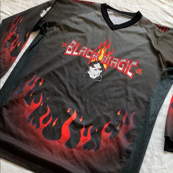black paintball jersey
